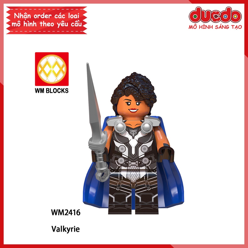 Minifigures nhân vật Thor Love And Thunder - Đồ chơi Lắp ghép Xếp hình Mini Iron Man Mô hình WM WM6146