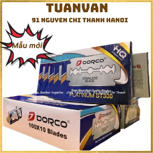 Hộp 100 Lưỡi Lam Dorco (Mẫu mới)