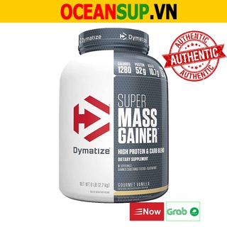 Sữa Tăng Cân Nạc Hấp Thụ Nhanh - Dymatize Super Mass Gainer Hộp 6lbs (2.72kg)