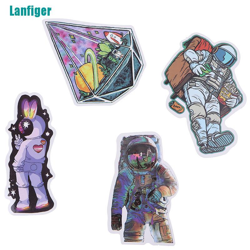 Set 50 Miếng Dán Trang Trí Máy Tính Hình Phi Hành Gia UFO