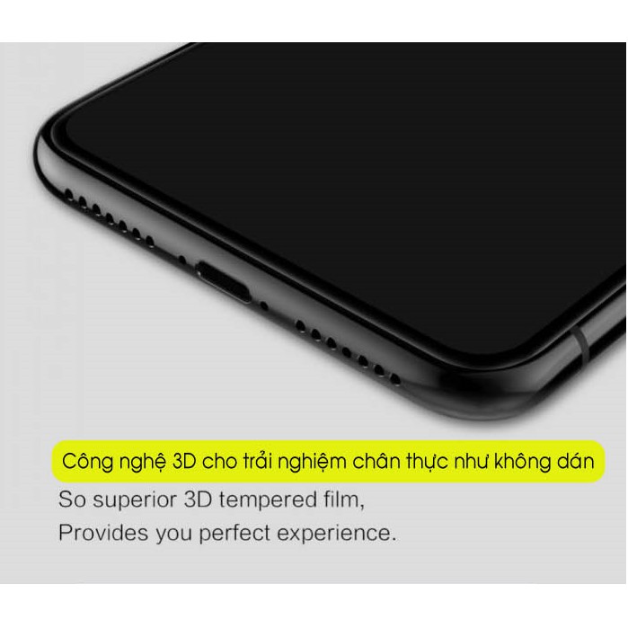 Cường lực  iPhone 11 Pro Max/ 11 Pro/ 11/ Xs Max / XR/ Xs / X  Nillkin XD+ Full màn hình - Hàng Chính Hãng