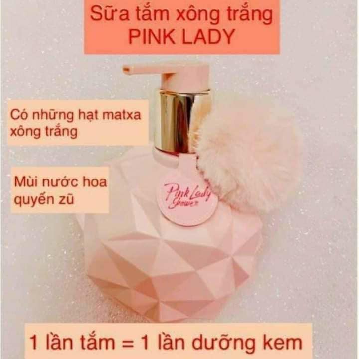 [ Rẻ Vô Địch ] Sữa Tắm Xông Trắng Pink Lady