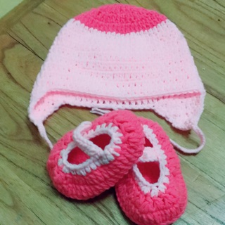 Giày len -mũ len sơ sinh handmade