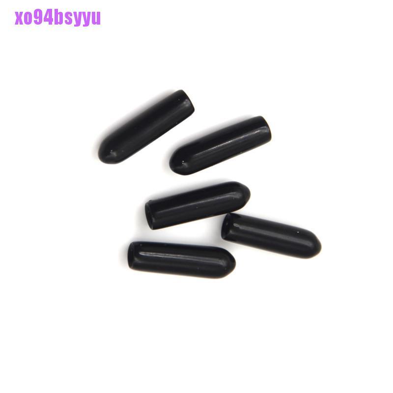 Set 20 nắp bọc bảo vệ đầu ống bằng chất liệu PVC màu đen đơn giản tiện dụng