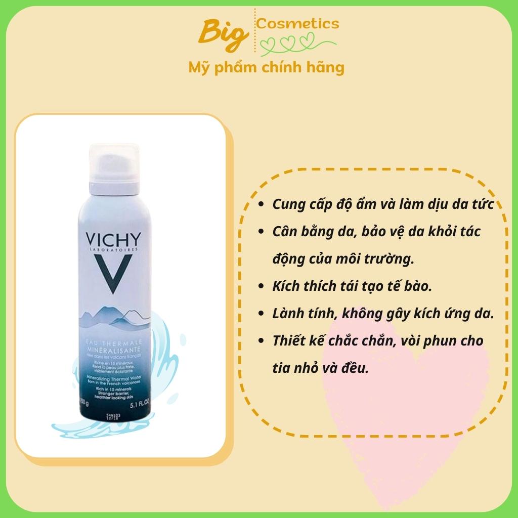 [150ml-300ml] Xịt khoáng Vichy cấp ẩm tức thì cho da