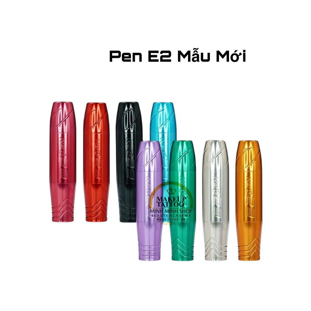 Máy Pen E2 Mini Chính Hãng, Máy Phun Xăm Pen E2 Chuyên Đi Mày Môi Mí