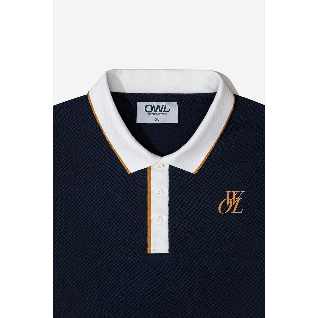 Áo polo Owlbrand Interlock/ Navy