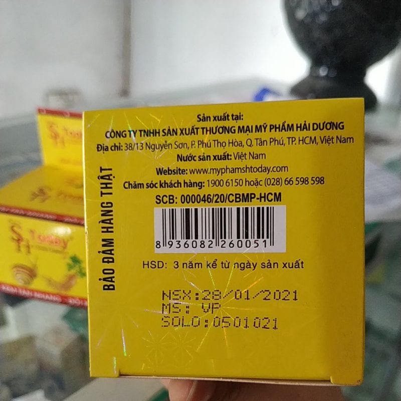 Combo 3hộp Kem SH Today dưỡng trắng hồng da, tàn nhang, đồi mồi, chống nắng
