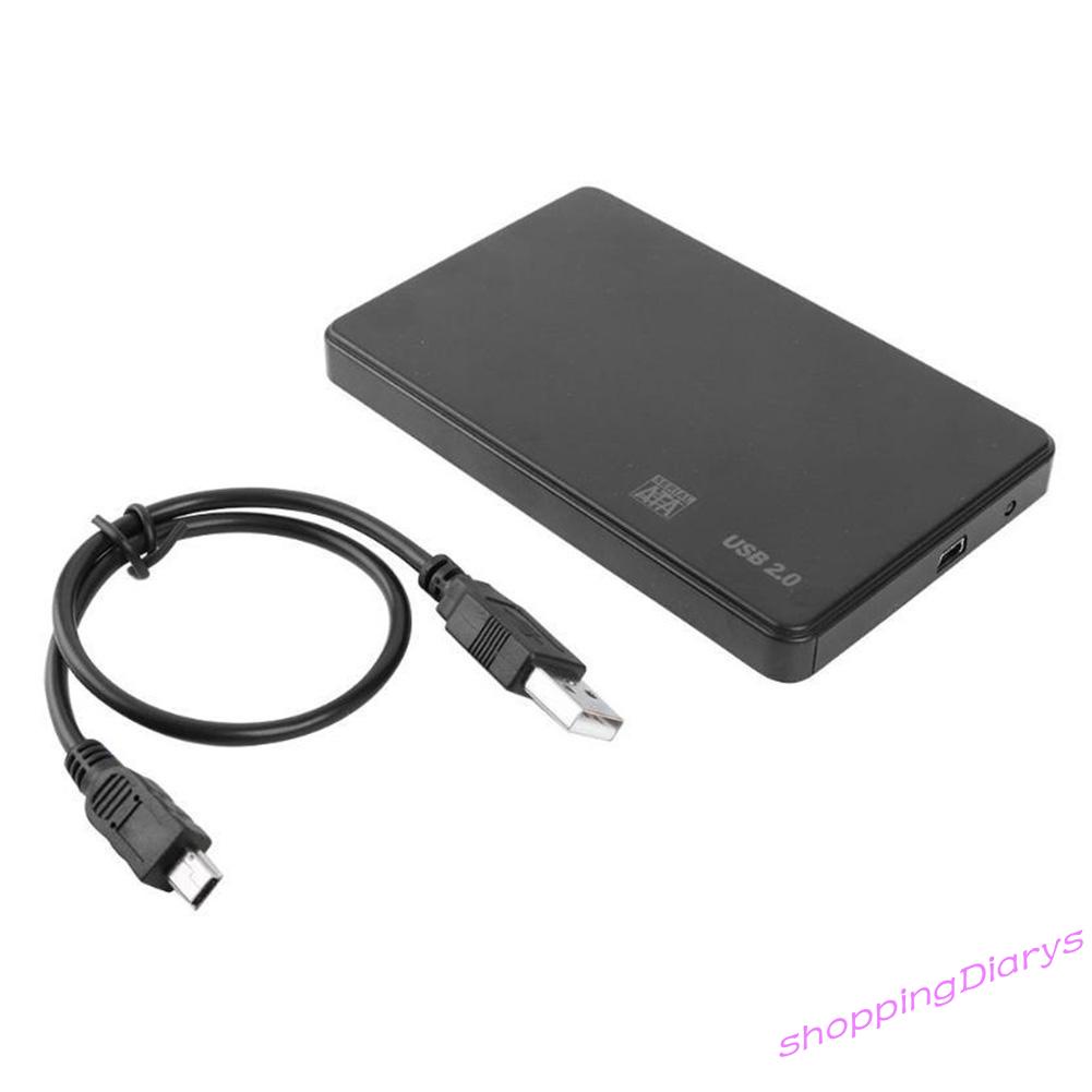 Hộp Nhựa Đựng Ổ Cứng Ngoài 3tb Usb 2.0 / 3.0 2.5 Inch Sata Ssd Hdd