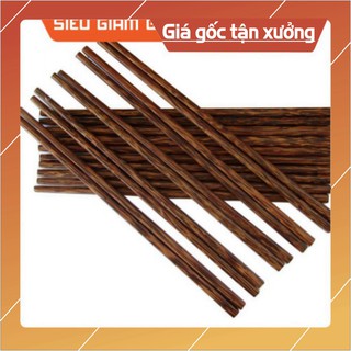 Vỉ 10 đôi đũa dừa cao cấp ngọc diệp/ đũa gỗ tự nhiên 100%