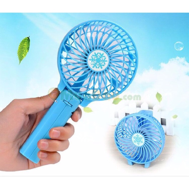 Quạt mini cầm tay tích điện điều chỉnh nhiều tốc độ