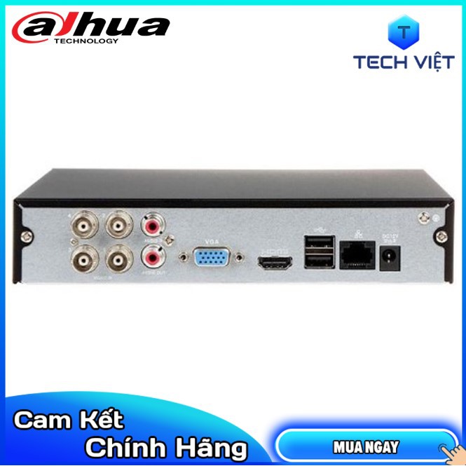 [HÀNG CHÍNH HÃNG] Đầu ghi hình HDCVI/TVI/AHD và IP 4 kênh DAHUA XVR1A04, Hàng Chính Hãng