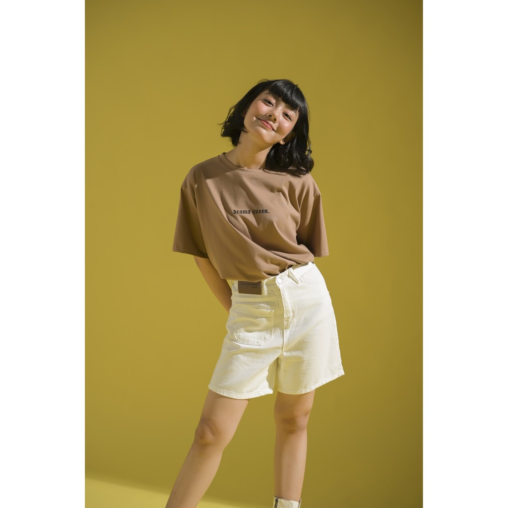 [ Miều ] Áo thun form rộng in chữ Drama Queen