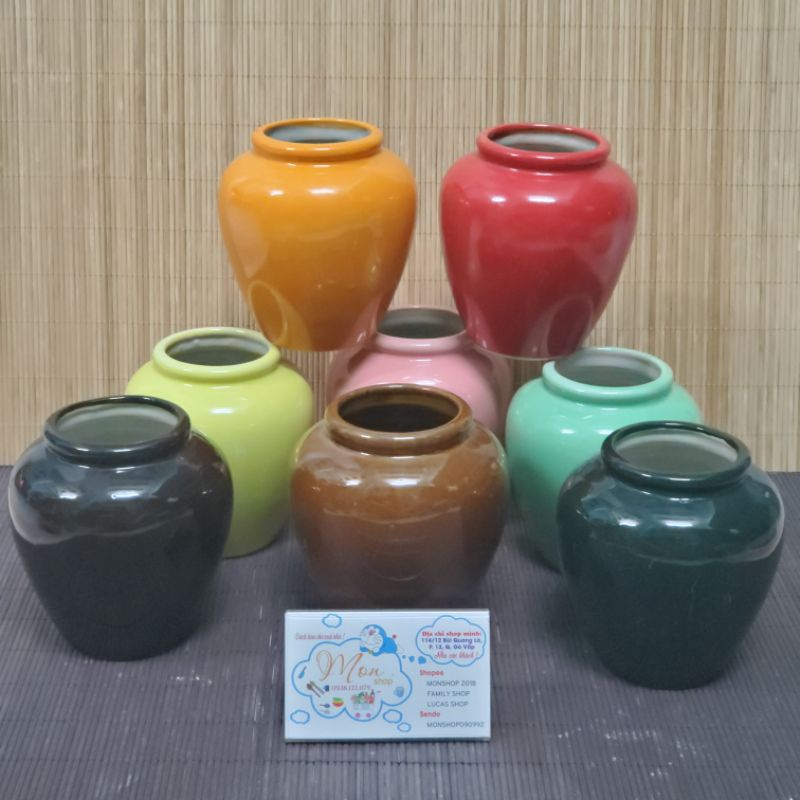 💢💢LU UỐNG BIA / TRÀ SỮA 🔥 SẢN PHẨM DÙNG ĐỂ TRANG TRÍ DECOR NƯỚC UỐNG💢💢 LÀM TỪ GỐM PHỦ MEN 2 LỚP CÓ NHIỀU MÀU RẤT ĐẸP.😋😋