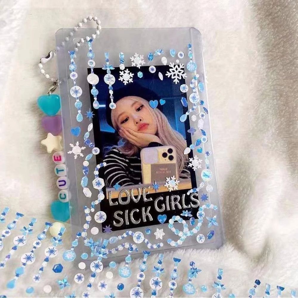 Miếng Dán Trang Trí Điện Thoại / Máy Tính / Album Ảnh / Sổ Tay Diy Màu Laser Dễ Thương Nhiều Màu Sắc