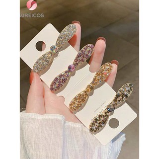 Kẹp tóc cánh chuồn đính đá cao cấp sang chảnh