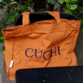 CUCHI BAG — Túi vải thêu Củchi