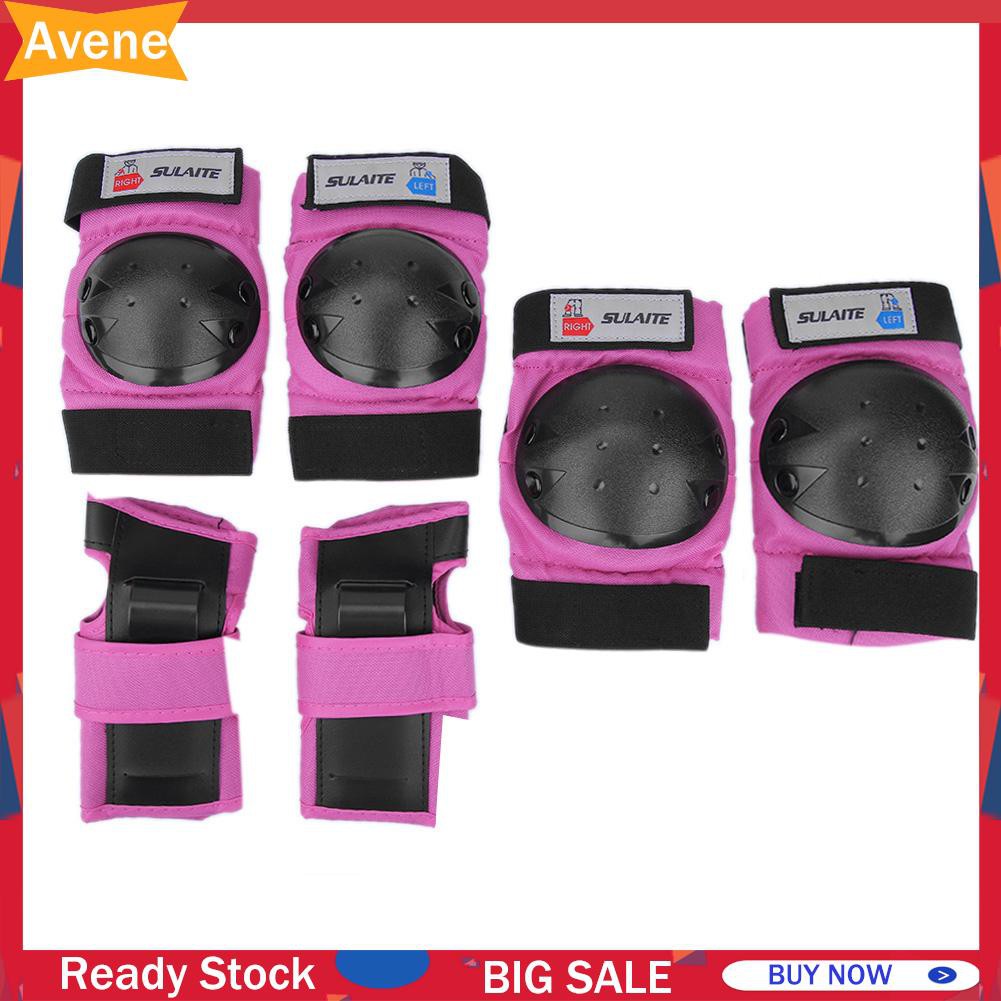 Set 6 Dụng Cụ Bảo Vệ Đầu Gối / Khuỷu Tay / Khuỷu Tay / Cổ Tay / Đầu Gối / Khuỷu Tay Cho Người Lớn / Trẻ Em203898