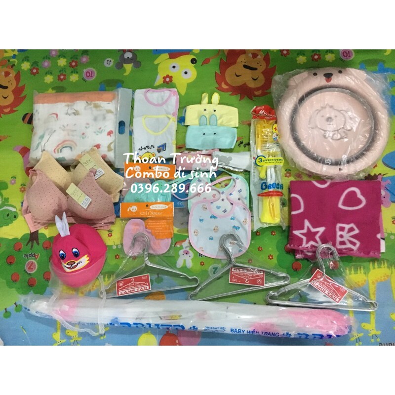 combo đồ sơ sinh bé gái 21/2 (số 4)