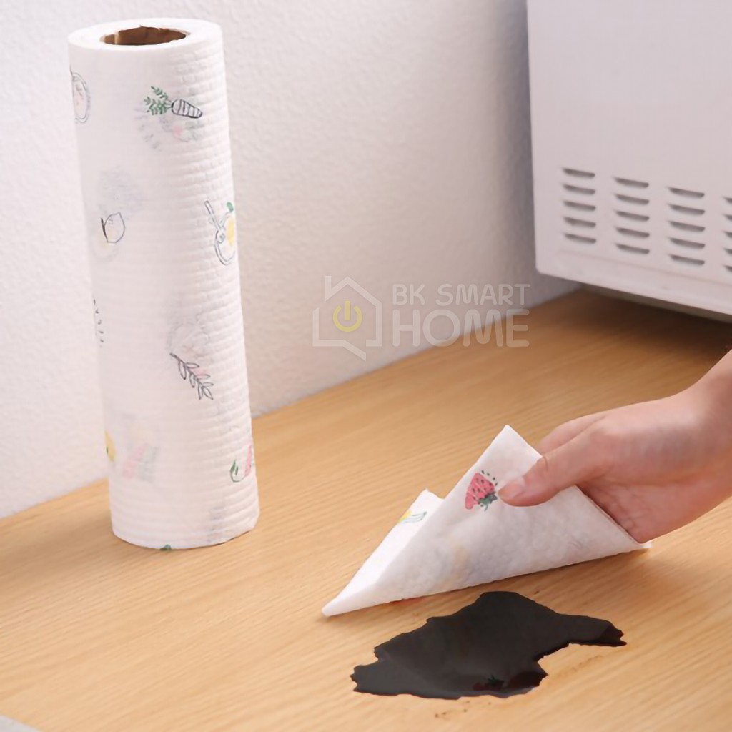 Cuộn giấy ăn, giấy lau tay nhà bếp cao cấp - Có thể giặt và sử dụng lại