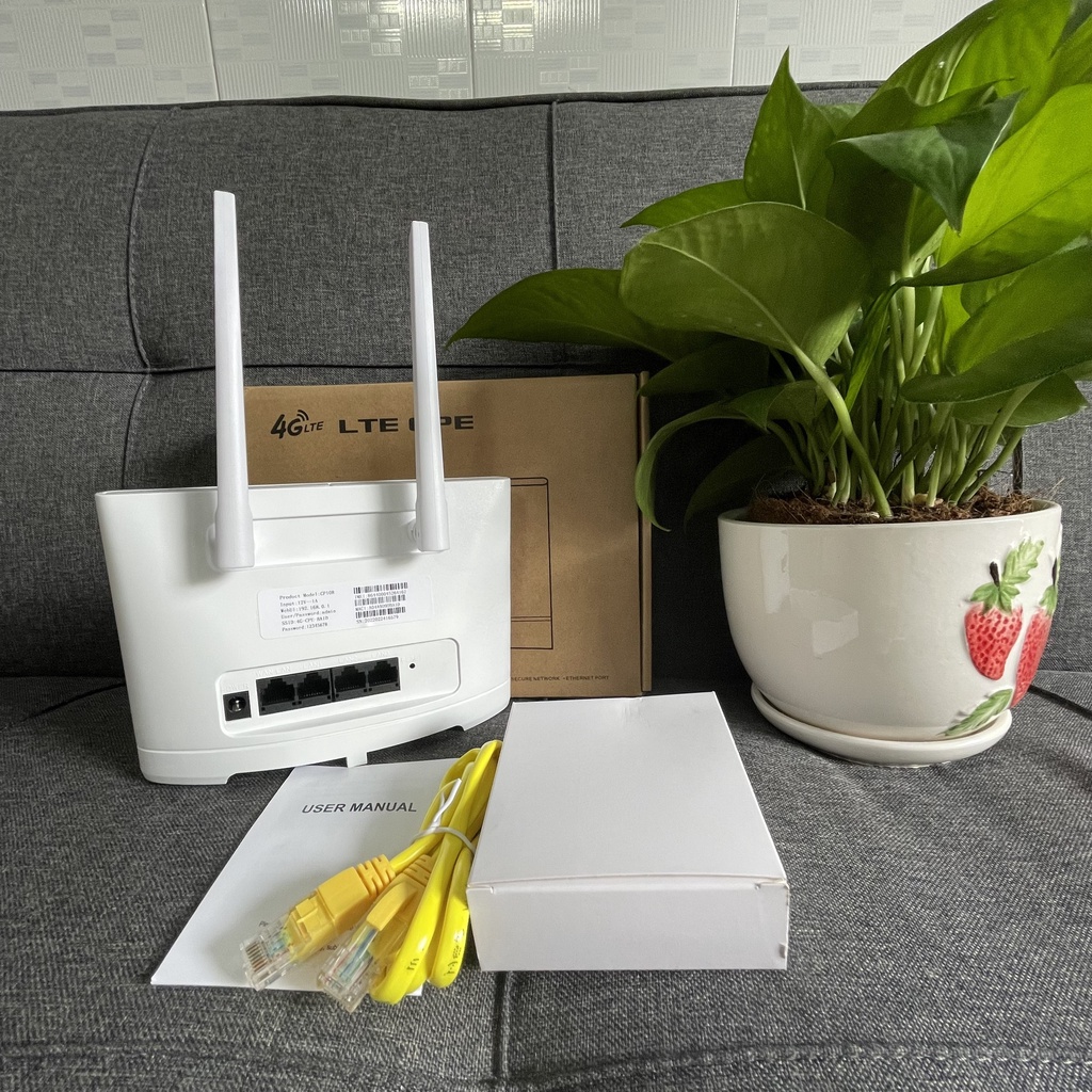 Bộ phát wifi từ sim 4g R311 Kết nối 16 thiết bị, lắp đặt camera, oto, xe khách