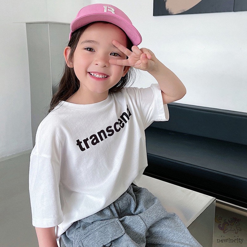 Áo Cotton MàU SắC Đơn GiảN Cho Bé GáI