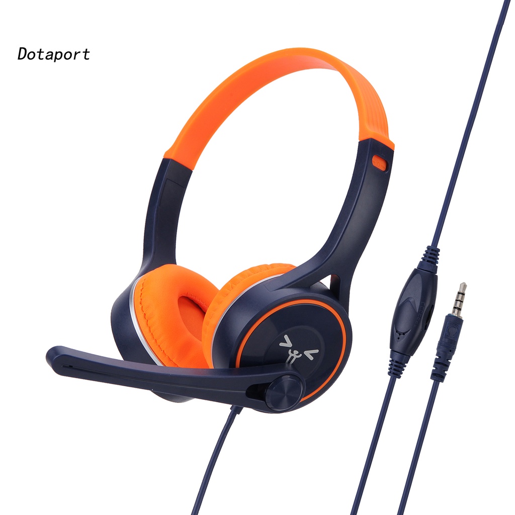 Tai nghe chụp tai KDDT có mic âm thanh HiFi tiện dụng cho khóa học trực tuyến