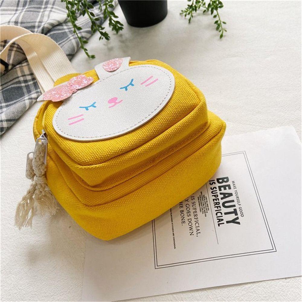MIHAN1 Ba Lô Vải Canvas Hình Thỏ Dễ Thương MIHAN1 Cho Bé Mẫu Giáo