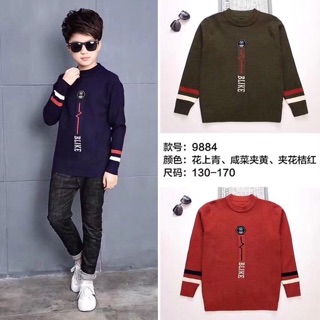 Áo len bé trai size đại