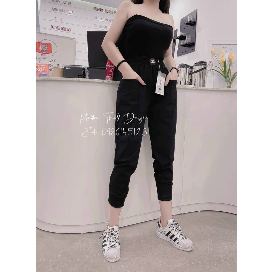 Quần Jogger thể thao cá tính chất Umi Hàn chuẩn đẹp