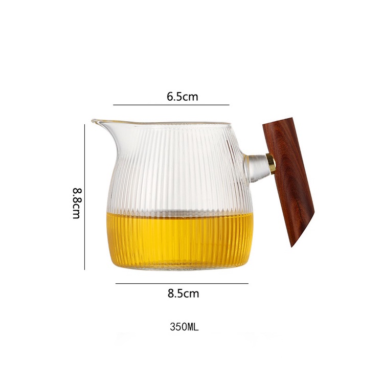 Tống chuyên trà bằng thủy tinh chịu nhiệt Borosilicate cao cấp dung tích 350 ml