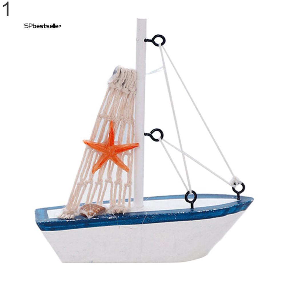 Mô hình thuyền buồm bằng gỗ làm quà tặng theo phong cách Địa Trung Hải