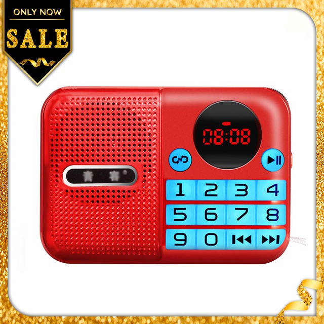 { BIG SALE } Loa Nghe Nhạc Mini Kiêm Đài Radio FM B-832 Hỗ Trợ Thẻ Nhớ, USB, Jack 3.5 Thiết Kế Nhỏ Gọn Tiện Lợi