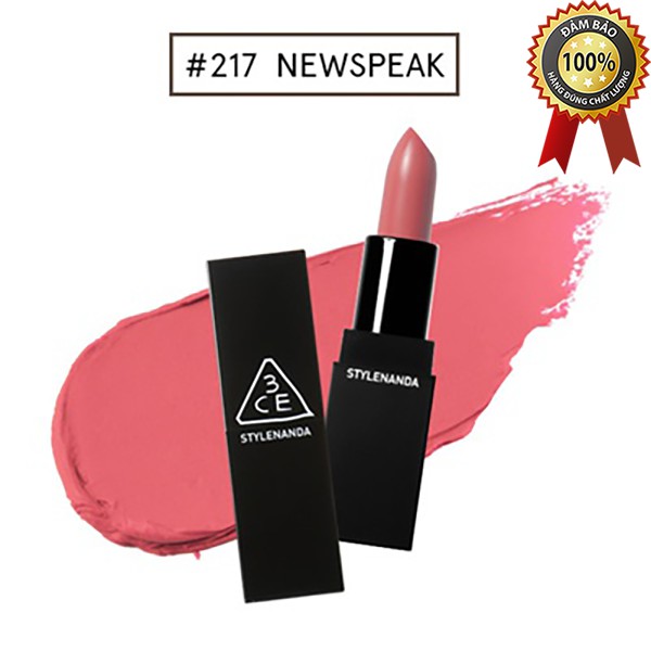 Son thỏi lì 3CE Lip Color Matte #217 NEWSPEAK