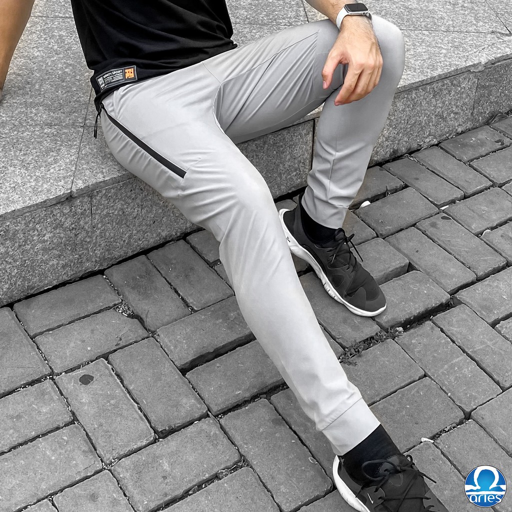 Quần dài nam có túi INF.S Zip Trousers Pant chất vải thun lạnh công nghệ 4StrEch - ARIES | BigBuy360 - bigbuy360.vn