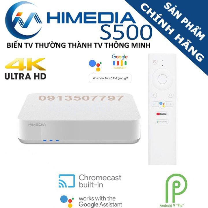 HIMEDIA.. S500 - Android TV 9.0 chính chủ google Chính hãng - Kèm Remote Voice - S500