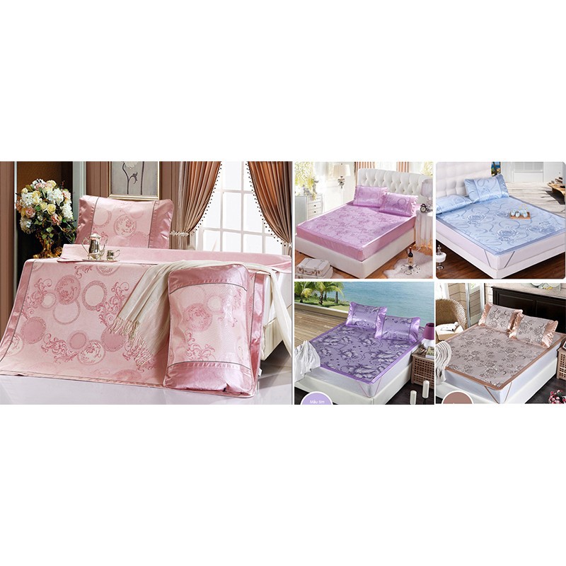 Chiếu lụa điều hòa 1m2 x 1m9  -