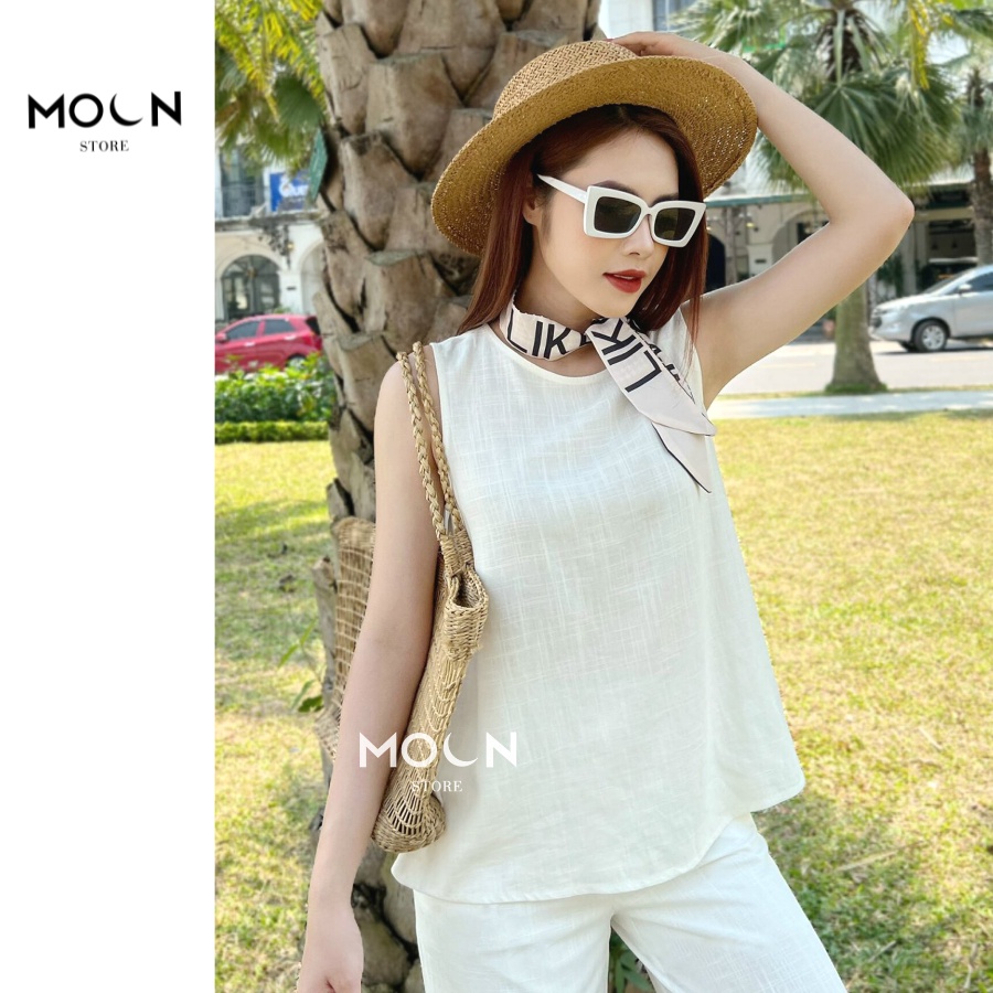 Áo đũi nữ cổ tròn chất mềm, mịn tay áo sát nách siêu mát MA147 MoonStore | BigBuy360 - bigbuy360.vn