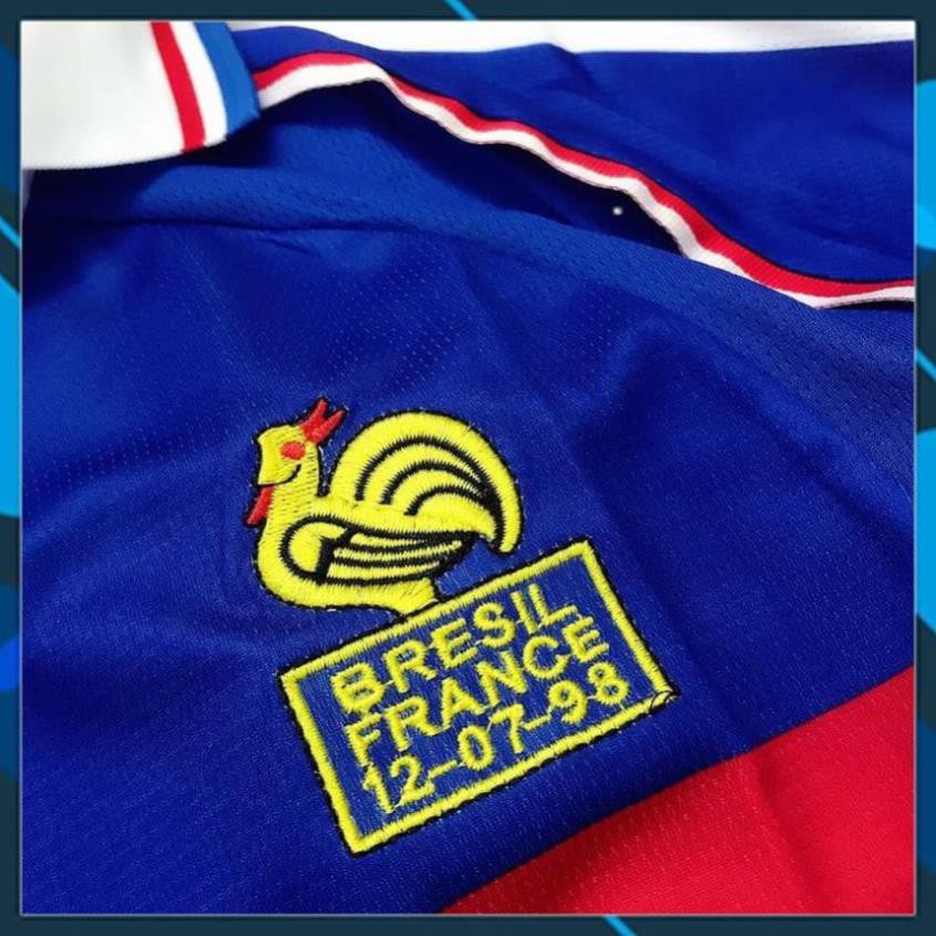 [ Sales Sốc ] Quần áo bóng đá đội tuyển Pháp 1998,áo đá bóng đẹp hàng thái lan cao cấp  ་