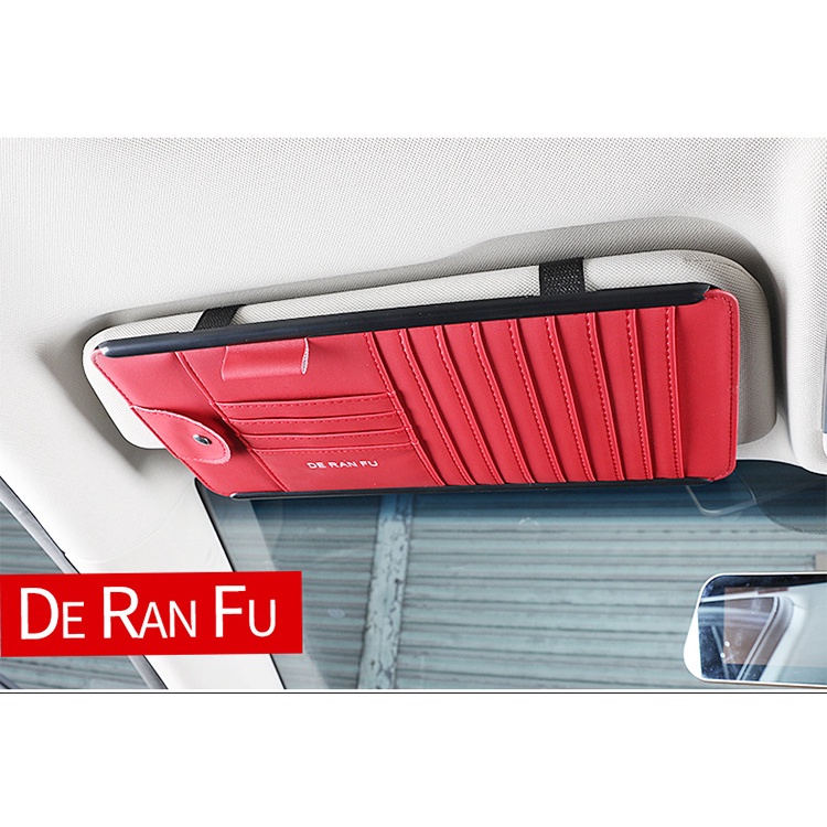Kẹp Giữ Mắt Kính/Kính Mát Đa Năng Thiết Kế Đơn Giản Thời Trang Cho Xe Hơi
