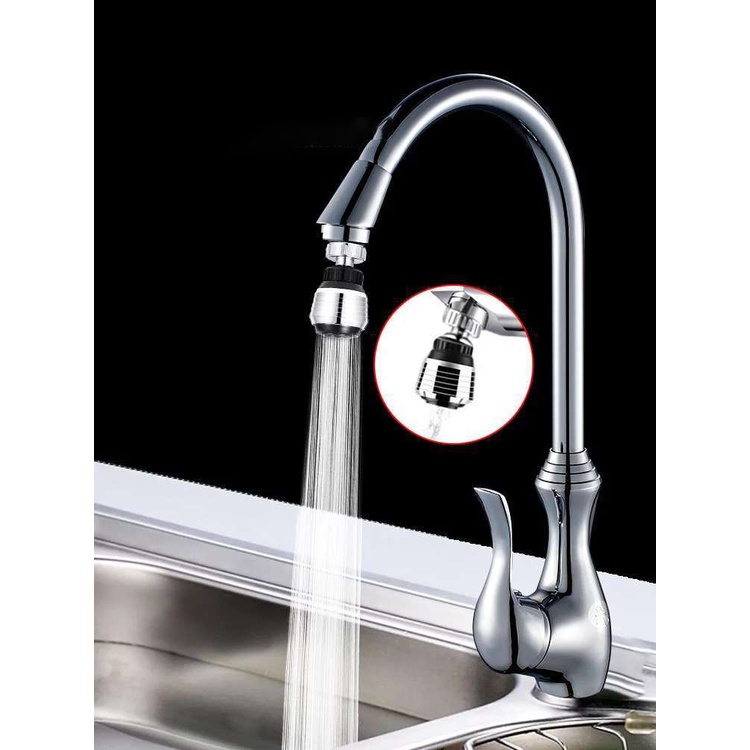 Đầu Vòi Lọc Tiết Kiệm Nước Xoay 360 Độ Tiện Dụng