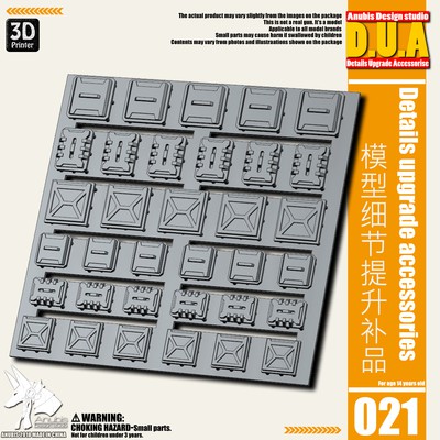 Chi tiết in 3D dùng đắp chế Mô Hình Gundam (021-035)