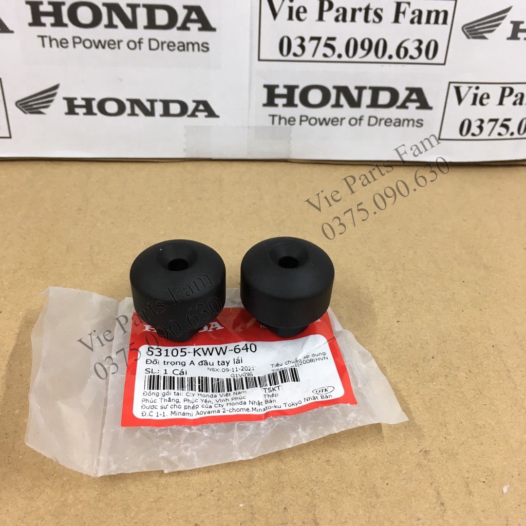 Cặp gù tay lái xe Wave S110, RS110, RSX110, hàng chính hãngHonda mới 100%