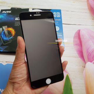 Kính cường lực chống nhìn trộm cho Iphone 7Plus/ 8Plus màn hình 3D Anank chính hãng.