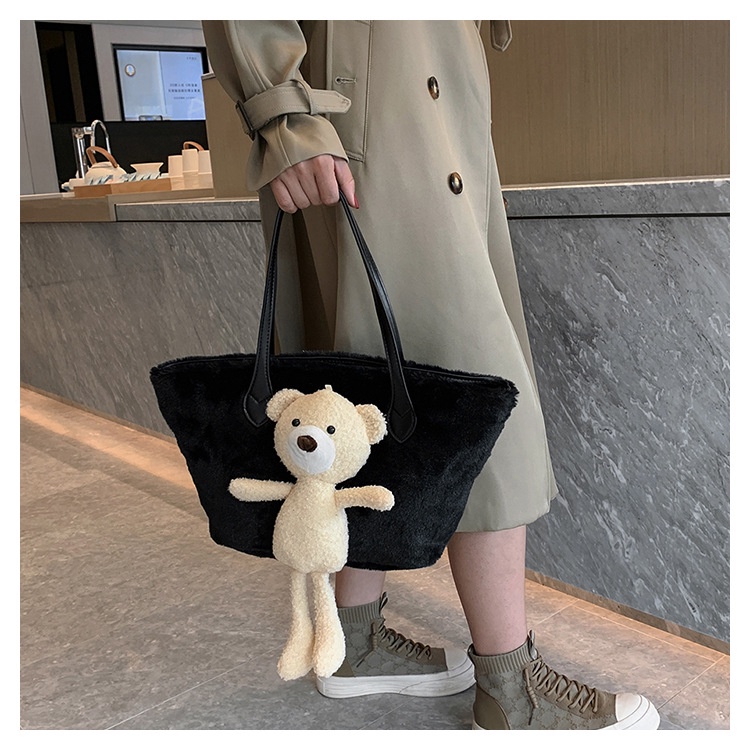 Túi Tote Đeo Vai Bằng Vải Bông Sức Chứa Lớn Mẫu 2022 Thời Trang Mùa Thu Cho Nữ