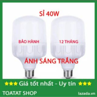 Sỉ bộ 10 bóng đèn LED 40w trắng