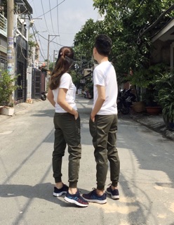 Áo thun trơn basic - Trắng