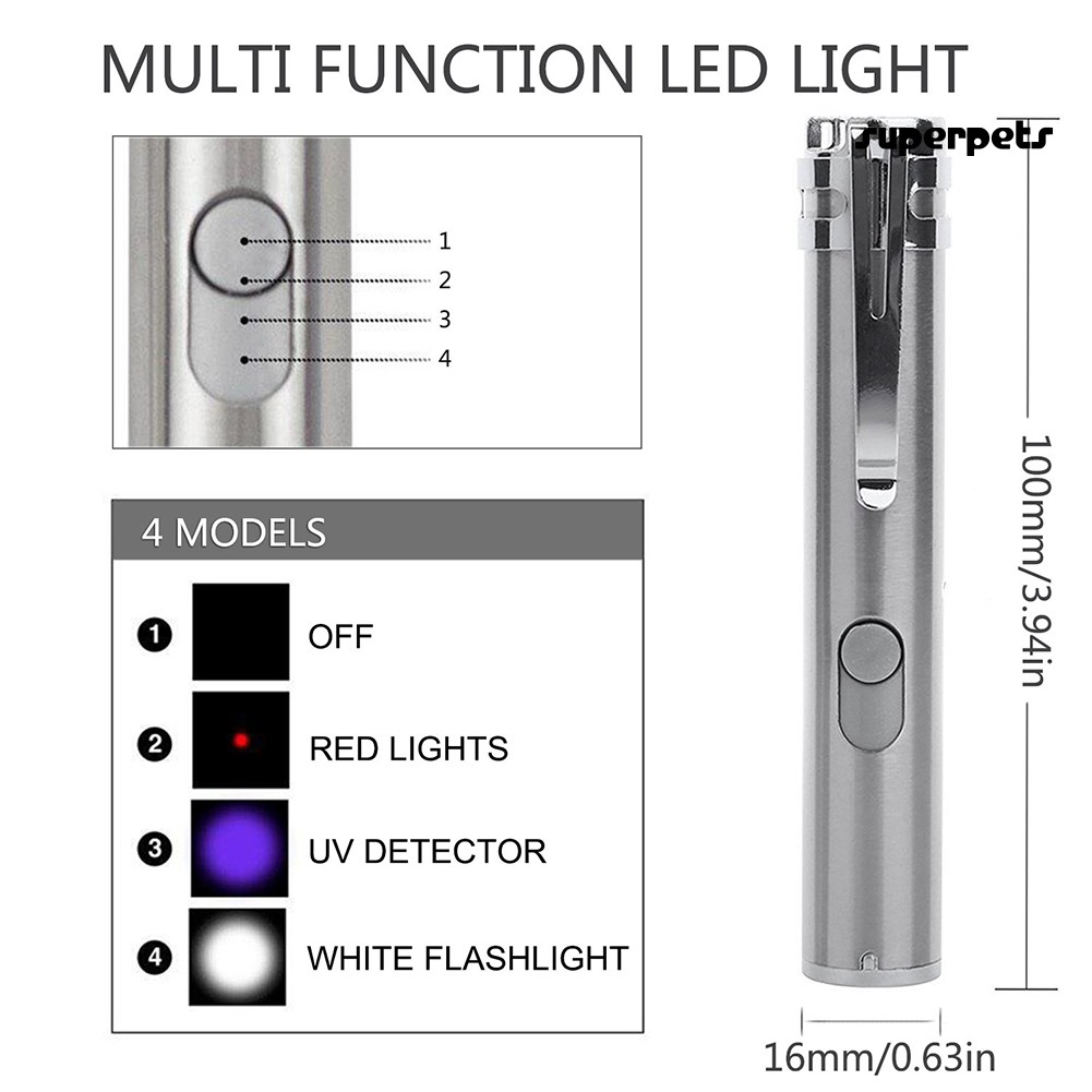 Bút Chỉ Laser Có Đèn Led Đồ Chơi Cho Mèo