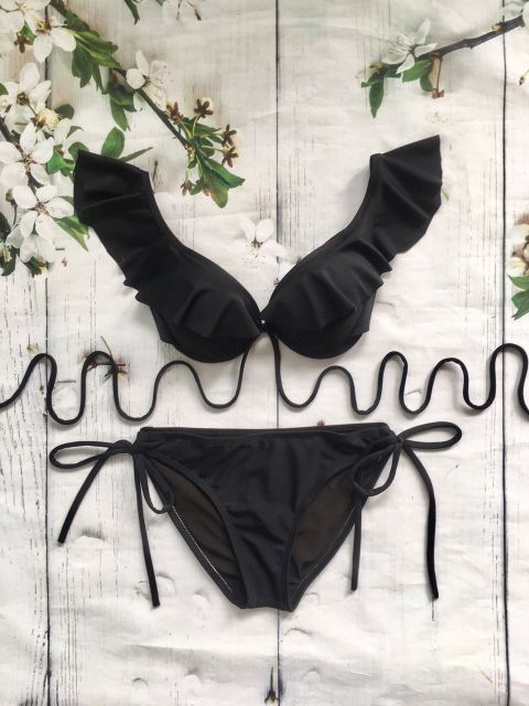 Bikini cánh tiên đen sexy