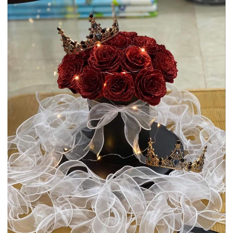 RUY BĂNG VOAN 4CM DÀI 9M